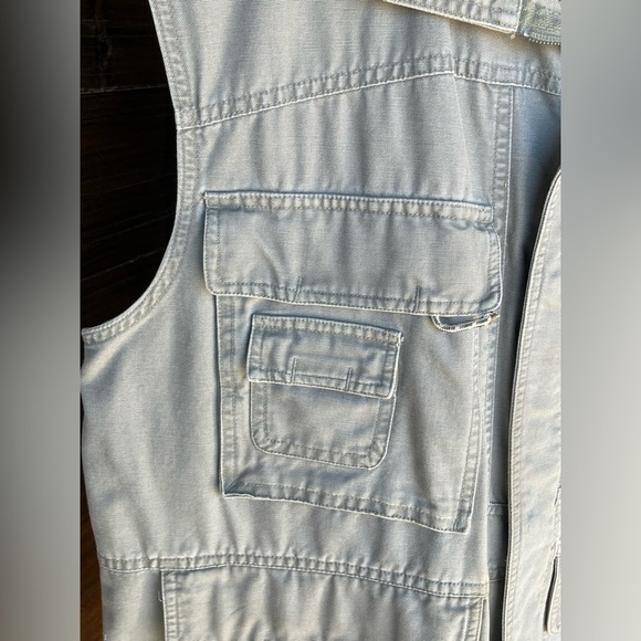 Columbia Sportswear Fishing Vest Hunting multi-Pockets khaki Mens Large Tactical - Picture 5 of 6